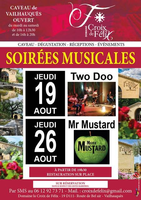 Concerts du 19 et 26 Aout 2021