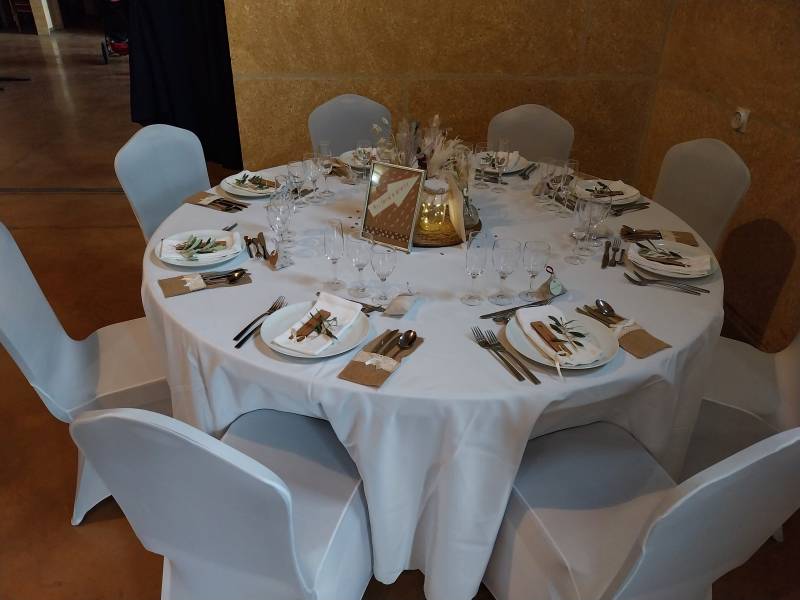 Salle de réception pour mariage