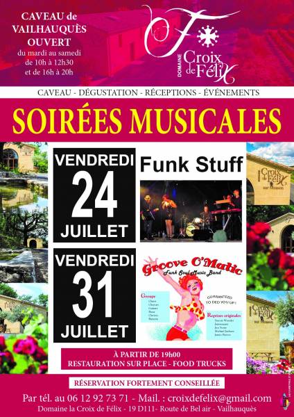 Concerts du 24 et 31 Juillet