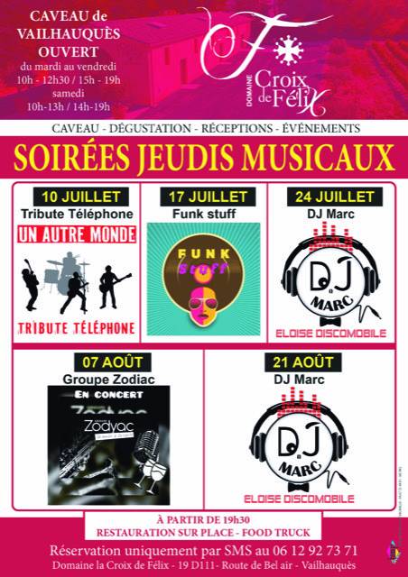 Les Jeudis Musicaux Eté 2025