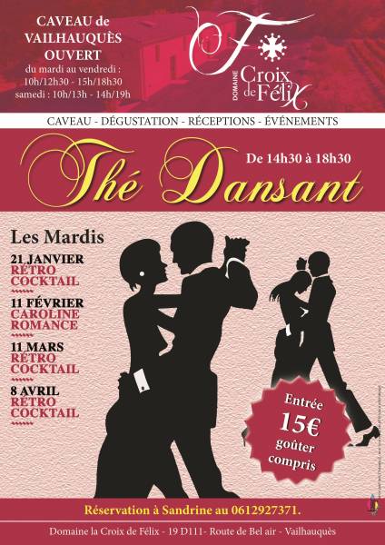 Thés dansants au domaine Croix de Félix