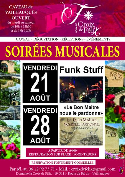 Soirées du 21 et 28 Août