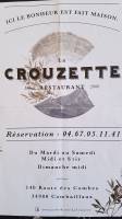 Restaurant Combaillaux La Crouzette
